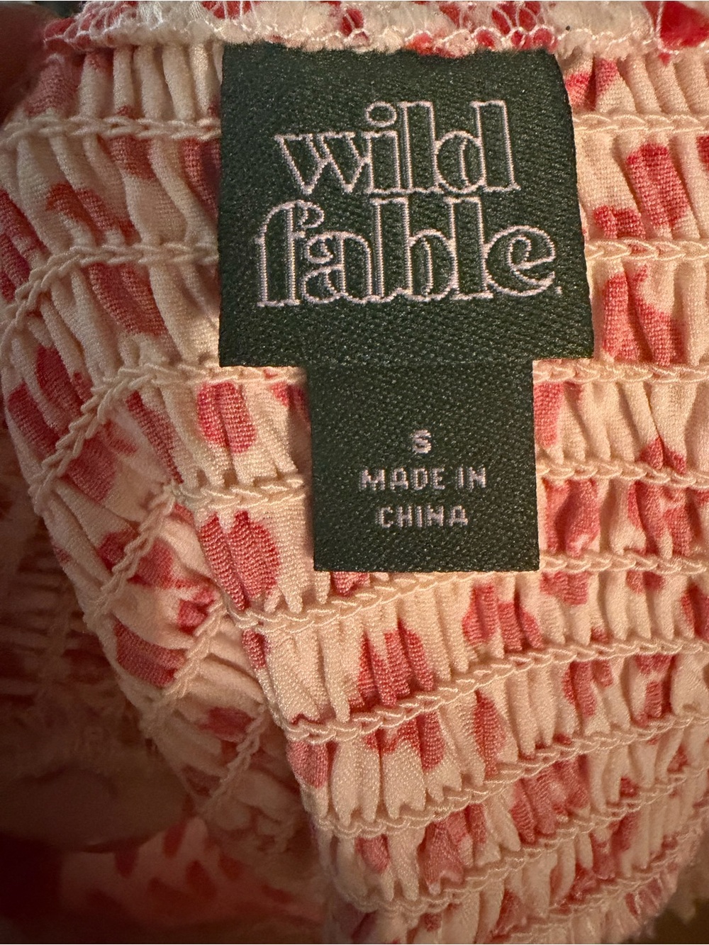 wild fable slip Dress with red cherry Print - Picture 5 of 6